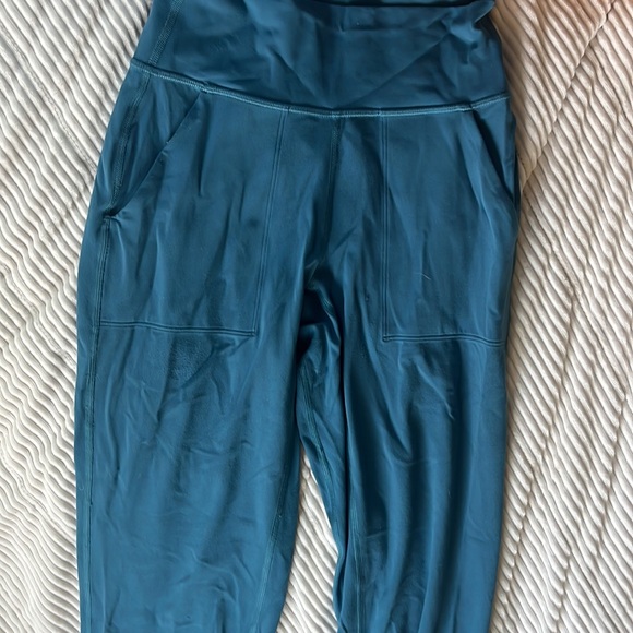 Lululemon Align Joggers! 💙 really pretty aqua blue color! No stains! - Picture 2 of 4